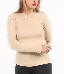 بلوز یقه گرد کش فیت جذب کد 715077