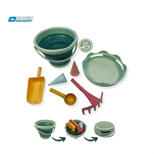 لوازم شن بازی شیلدکروت مدل SCHILDKROT Sandtoys Green
