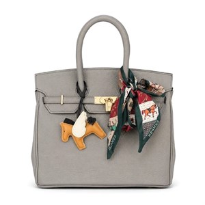 کیف چرم HERMES وارداتی طوسی، هرمس