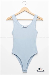 بادی آبی آسمانی کبریتی زارا ZARA