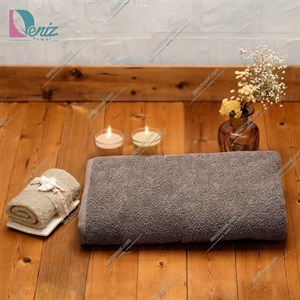حوله استخری طرح ساده رنگ نسکافه ای