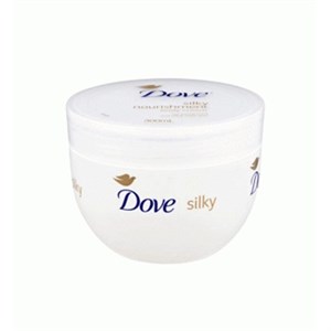 کرم مرطوب کننده دست و بدن مدل Silky حجم 300میل داو