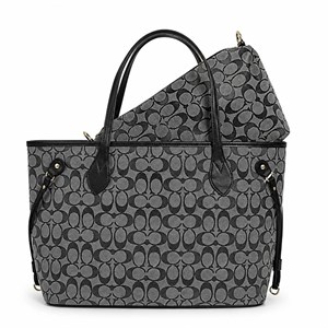 کیف دوقلو مدل نورفول کوچ Coach طوسی های کپی شیک وکاربردی
