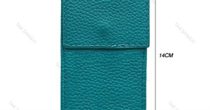 کیف ساعت مچی مسافرتی چرم سبزآبی TWB-SkyBlue-7361-U