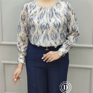شومیز طرح دار نفس 3030