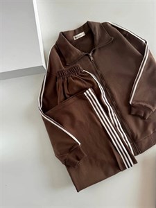 سویشرت شلوار قهوه ای (2725) 9 سال تا 20 سال