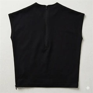 نیم زیپ تابستانی تی اچ دوخت - مشکی/سفید/طوسی زرشکی