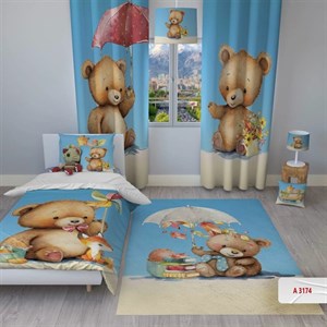 روتختی کودکانه برند مینوریا کیدز طرح حیوانات کد p-193