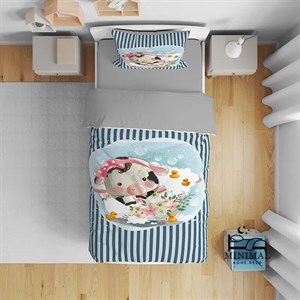 روتختی کودک طرح گاو بامزه مدل T6008