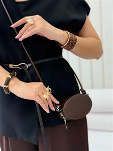 کیف زنانه چرم مینی بیضی آلند