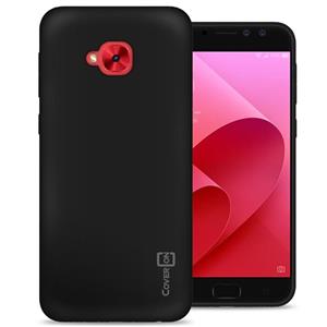 Zenfone 4 Selfie Pro Case, CoverON FlexGuard Series Premium Slim Fit Flexible TPU Rubber Phone Cover for Asus Zenfone 4 Selfie Pro - Black