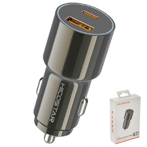 شارژر فندکی فست شارژ هایکو استار HICOSTAR مدل HS_CC32 توان 67.5 وات