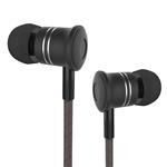 In Ear Headphones Earbud Moniko Corded Headsets with Microphone Stereo Wired Headphone Dynamic Crystal Clear Sound 3.5mm for iPhone Android iPod iPad Laptop Mac Tablet Black,Good Christmas Gift