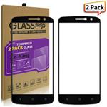 Zeking Full Screen Coverage Tempered Glass Screen Protector Compatible ZTE Blade Spark - 2 Pack