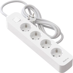 چند راهی برق ارت دار چهار سوکت هادرون Hadron P24 4 AC Way Power Strip 16A