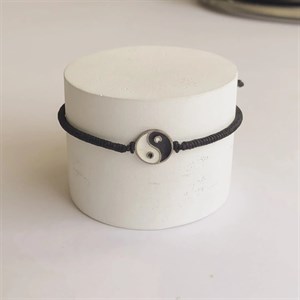 دستبند نقره ی یین یانگ 