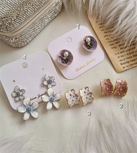 گوشواره میناکاری G38