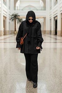 شومیز لینن مشکی صبرا