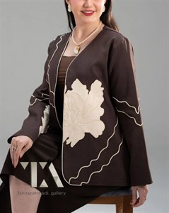 کت بهارا رنگ قهوه ای