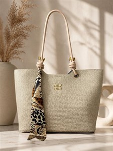 کیف زنانه دوشی میو میو بافتی کد 20080 گالری روژانو قسطی