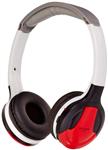 XO Vision IR630R Universal IR in Car Entertainment Wireless Foldable Headphones, Red