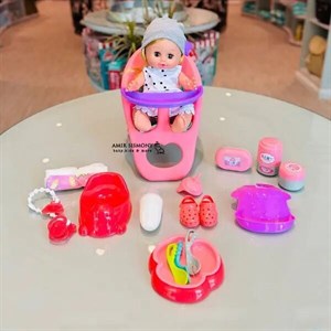 عروسک با صندلی غذا کد 9-7109