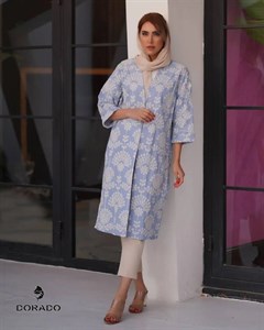 مانتو خامه دوزی طرح گل کد 947