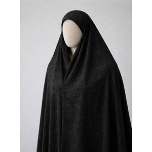 پارچه چادر مشکی طرح دار برند رولنس اصل کره ای کد 113