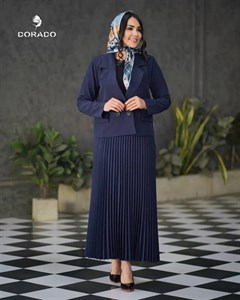 دامن کرپ پلیسه کد 1065