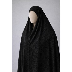 پارچه چادر مشکی طرح دار برند رولنس اصل کره ای کد 104