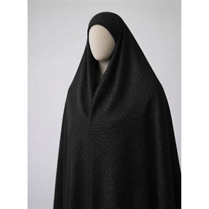 پارچه چادر مشکی طرح دار برند رولنس اصل کره ای کد 115