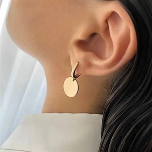 گوشواره آینه ای سکه ژوپینگ