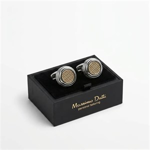 دکمه سردست لاکچری طرح لانه زنبوری برند Massimo dutti