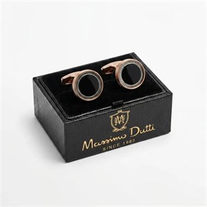 دکمه سردست لاکچری طرح چشم ماهی برند Massimo Dutti