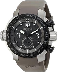 Zodiac ZMX Men's ZO8525 Special Ops Stainless Steel Watch With Gray Rubber Band