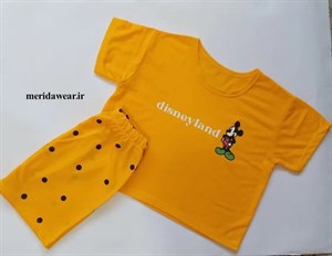 ست کراپ و شورتک طرح دیزنی کد ۳۱