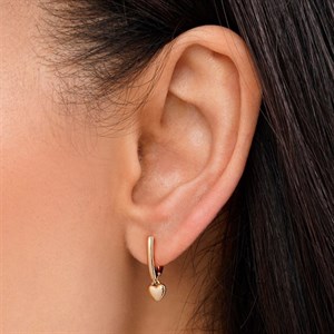 گوشواره آویز قلب ژوپینگ