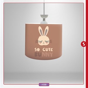 لوستر اتاق کودک برند مینوریا طرح خرگوش کد p-509