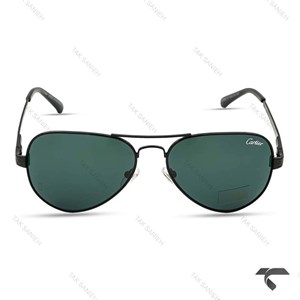عینک کارتیر خلبانی P2863-7 مردانه مشکی Cartier-9972-G
