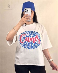 تیشرت باکسی طرح Canes