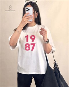 تیشرت باکسی طرح 1987
