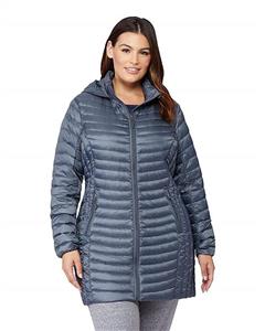 32 DEGREES Womens Ultra Light Hooded Down Packable Jacket