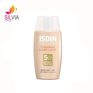 ضد آفتاب رنگی ایزدین ISDIN مجیک فیوژن واتر با SPF50 و حجم 50ml
