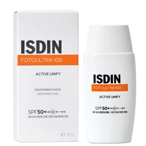 کرم ضد آفتاب اکتیو یونیفای ایزدین ISDIN با SPF50  حجم 50ml