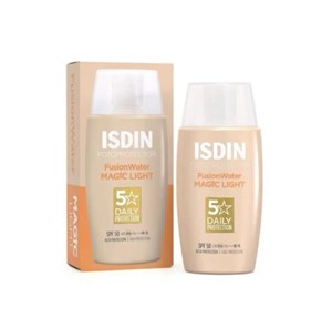 کرم ضد آفتاب رنگی ایزدین ISDIN مدل فیوژن واتر مجیک SPF50 حجم 50ml