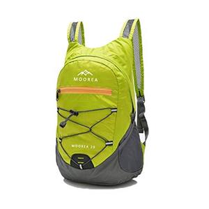 MOOREA Lightweight Backpack for Travel Hiking Durable Foldable Waterproof Daypack Bag Men Women 