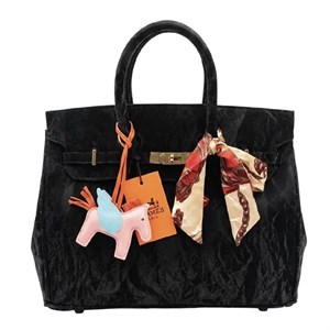 کیف HERMES وارداتی جیر مشکی بزرگ/ هرمس