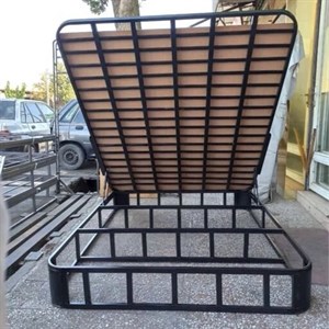 کفی تخت دو نفره جکدار با ورق MDF استثنایی مبلمان آپادانا مدل 602472