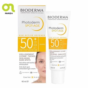 ضد آفتاب فتودرم مدل SPOT_AGE SPF50 حجم ۴۰ میل