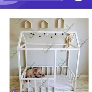 کلبه تخت ام دی اف روکش شده نوجوان طرح مونته سوری ارسال است مبلمان آپادانا مدل 603863